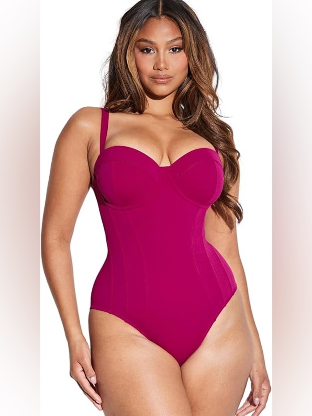 Ta3 Lushy Swimsuit One piece in Berry J/K cups